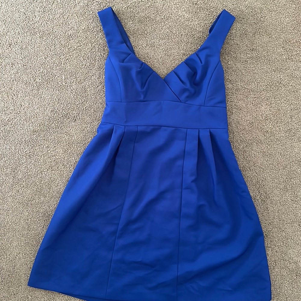 Gorgeous Royal Blue Nanette Lepore dress with back cutouts size 10